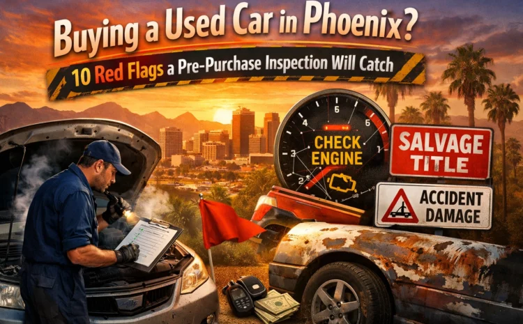  Buying a Used Car in Phoenix? 10 Red Flags a Pre-Purchase Inspection Will Catch